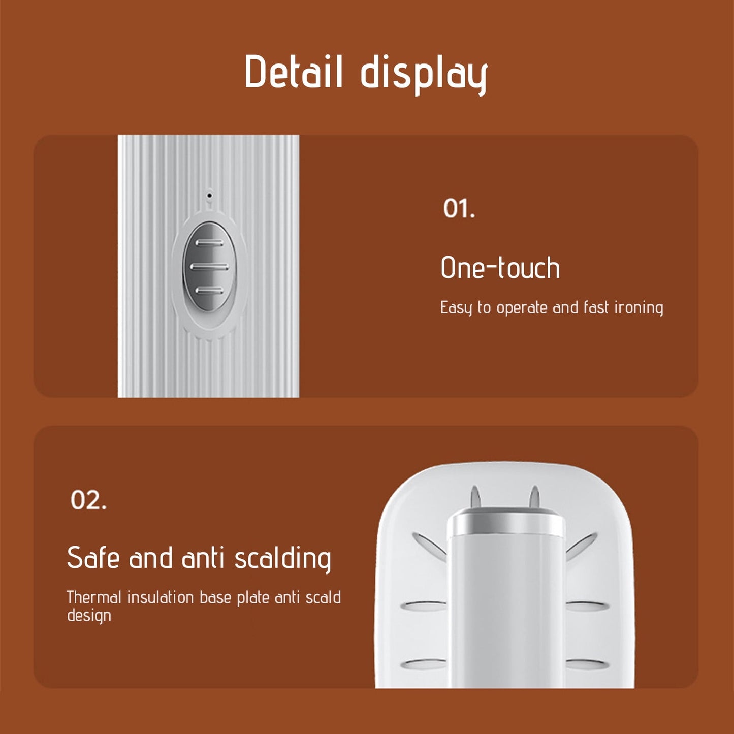 Travel Steamer for Clothes, Portable Iron, Steamer and Iron 2 In 1, Upgrade Portable Mini Ironing Machine, Rotatable Handheld Steam Iron, Foldable Travel Garment, for Home and Travel