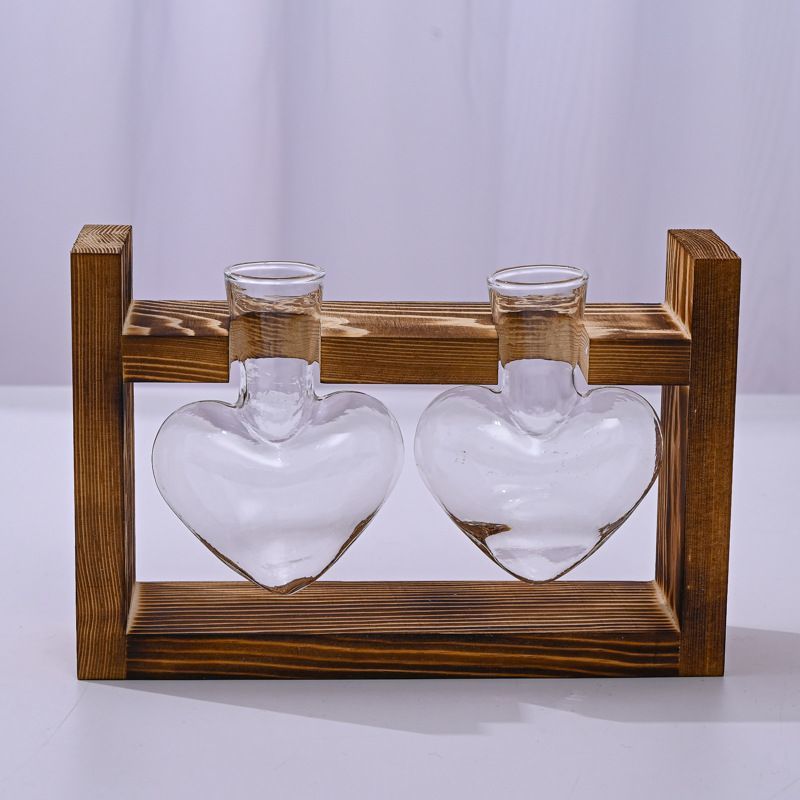 HydroponicWoodenFramewithSnap-On-DiamondTripleBottle