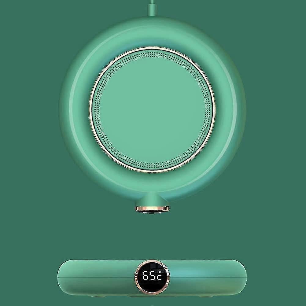 Green USB Coffee Mug Warmer, 3 Temp Electric Cup Warmer