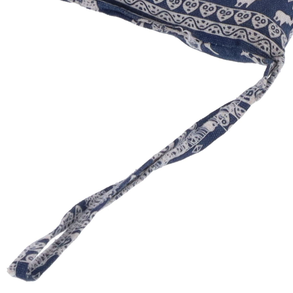 Chair Cushion Simple Pure Cotton Linen Thick NonSlip Soft Seat Cushion for Floor(Blue Elephant )