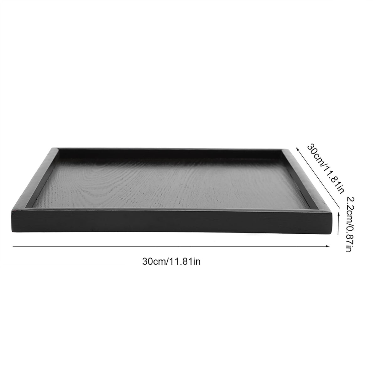 Square Shape Solid Wood Tea Coffee Snack Food Meals Serving Tray Plate Restaurant Tray #3