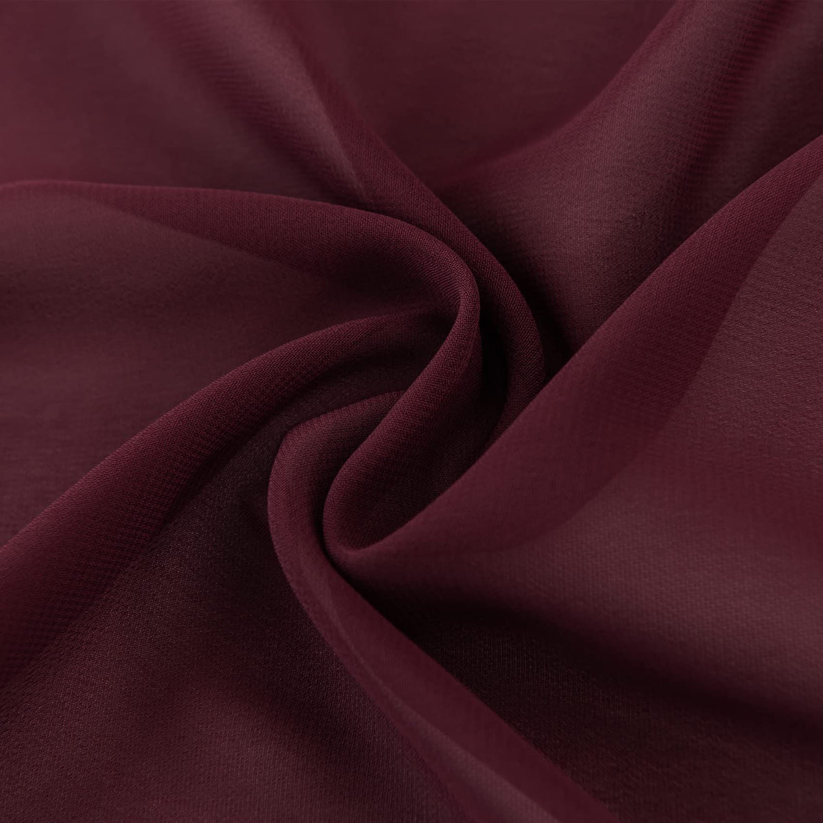 Burgundy Table Runner Chiffon Table Runner for Wedding Sheer Table Runner 27x120 Inches Romantic Tulle Table Runner for
