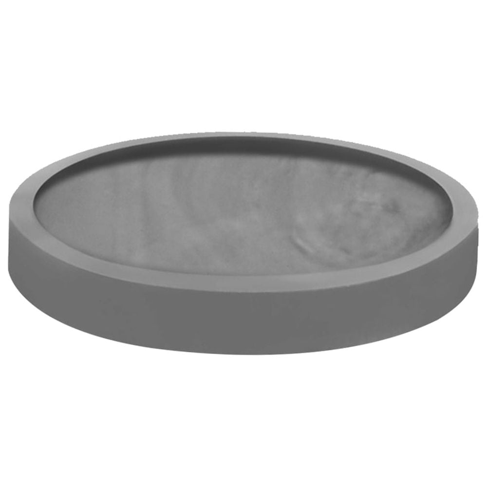 Wear Resistant Grey Plant Saucer Tray for Indoor Plant Storage