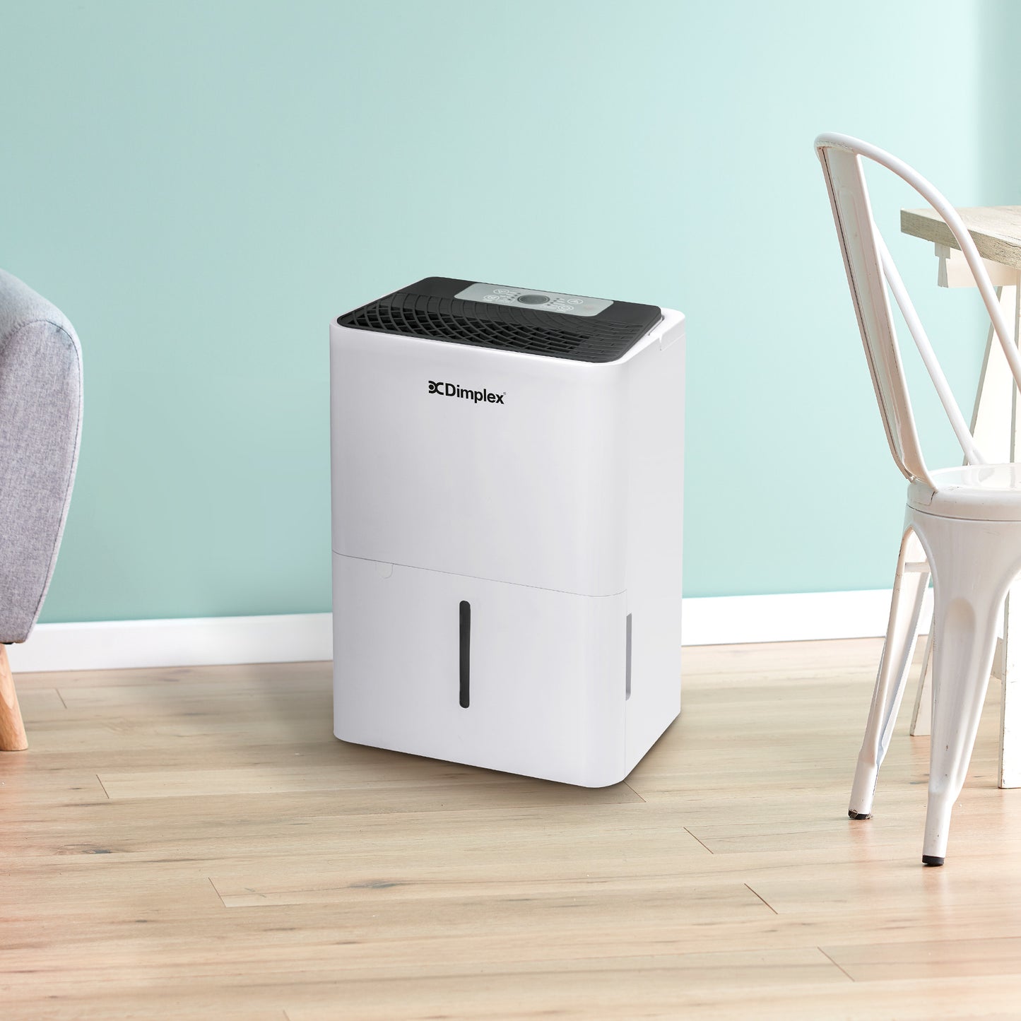 Dimplex Portable 12L Dehumidifier in Black and White