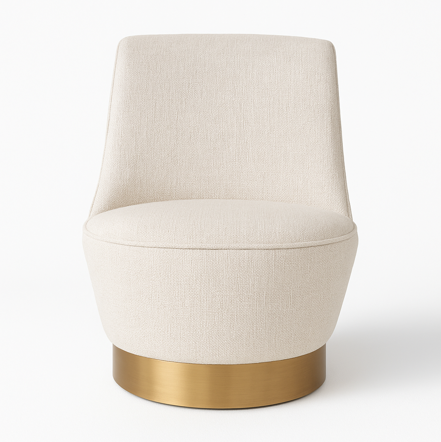 Interior Ave - Chateau Swivel Accent Chair - Vanilla Oat
