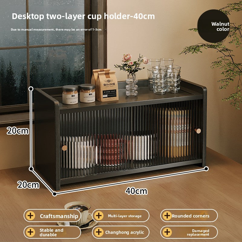 Storage rack dining table