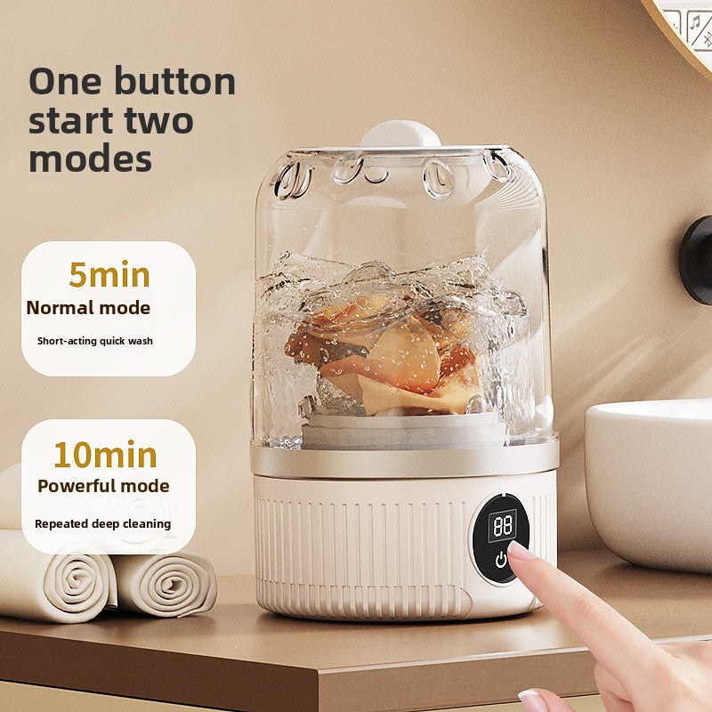 Small portable underwear washing machine