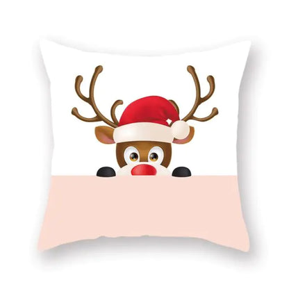 Super Soft Plush Christmas Digital Print Sofa Pillowcase