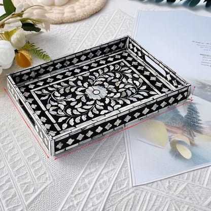 Handmade Mother-of-Pearl Decorative Tray