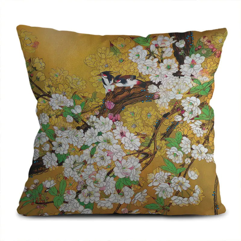 Super Soft Pillowcase with Plant Design