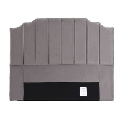 Artiss Bed Head Headboard Queen Velvet 153CM - Grey