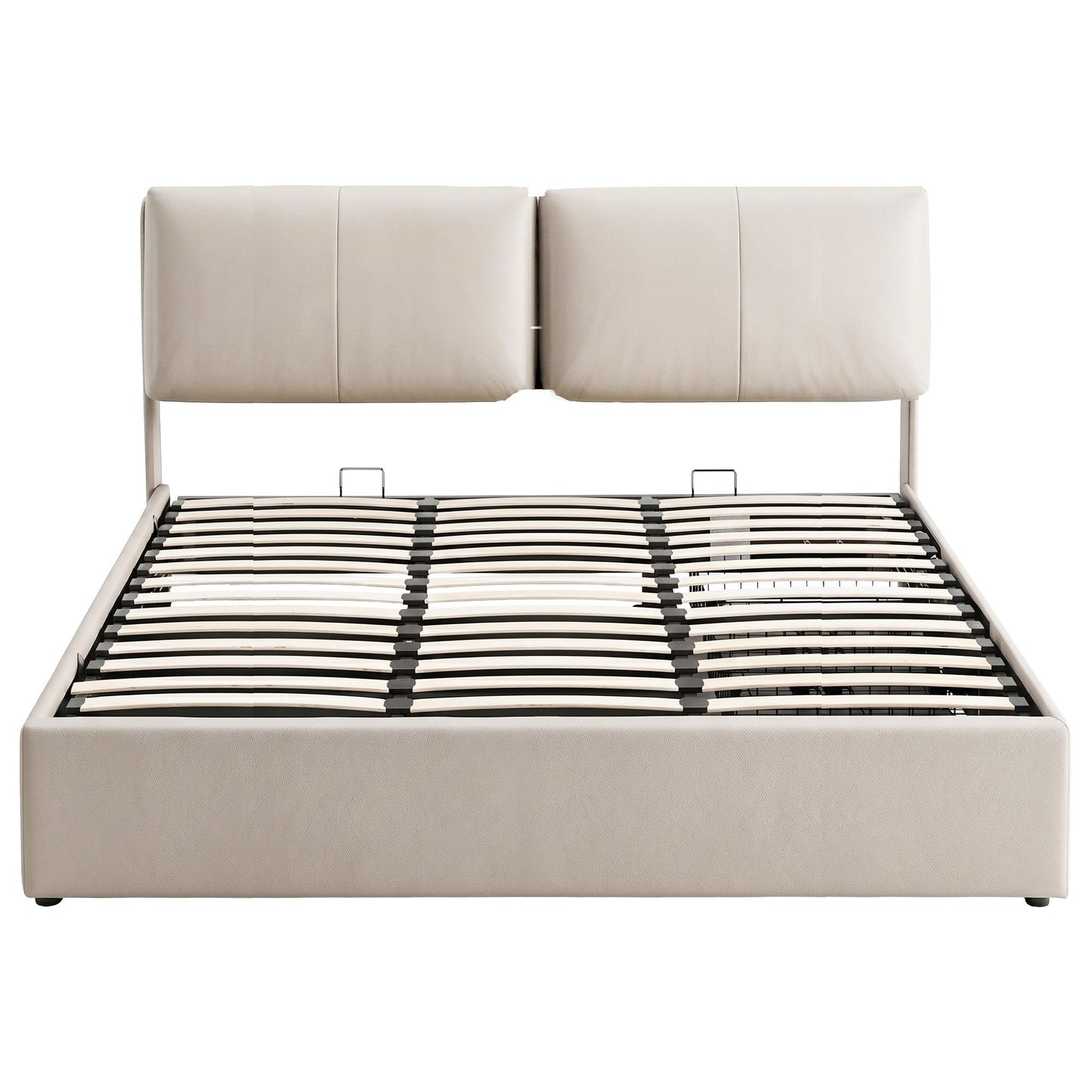 Artiss King Bed Frame Gas Lift Storage 3 Drawers Adjustable Headboard Platform Base