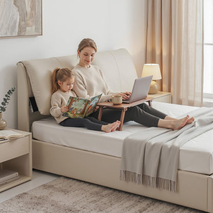 Artiss King Bed Frame Gas Lift Storage 3 Drawers Adjustable Headboard Platform Base