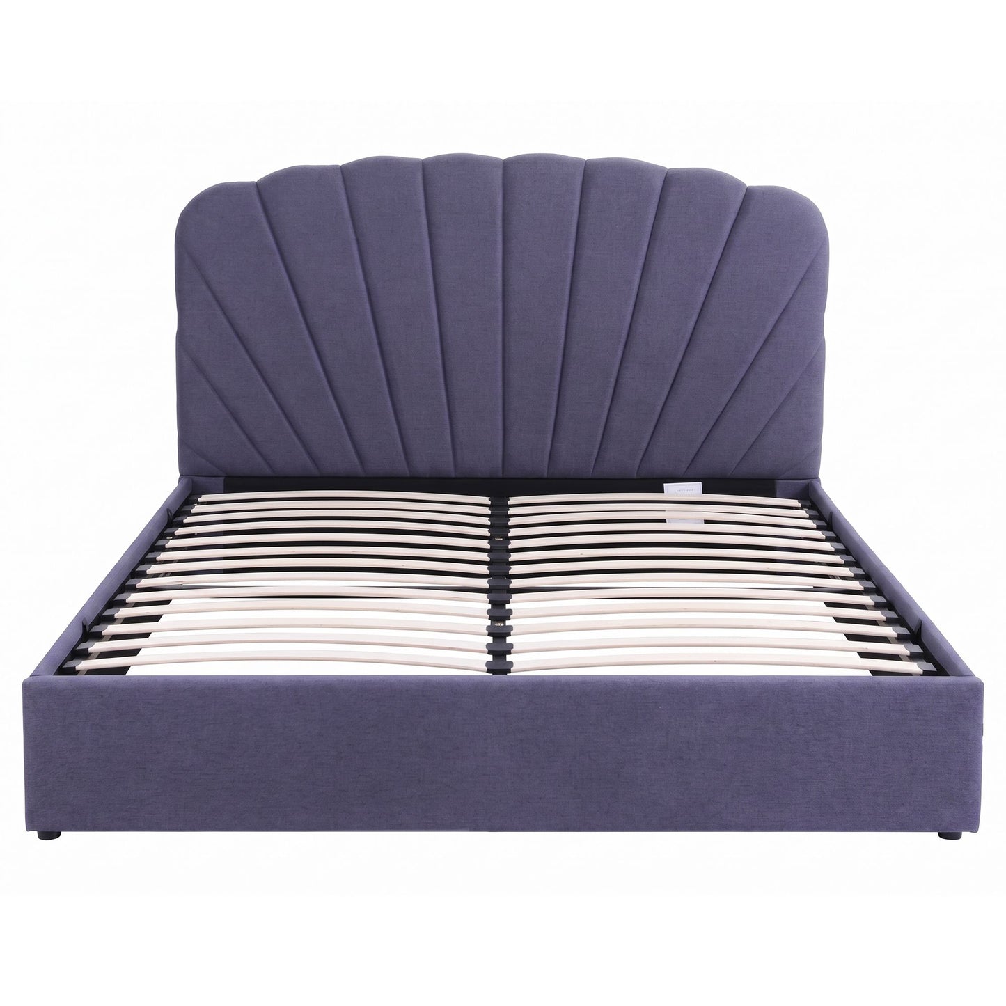 Artiss King Bed Frame with Lift Up Storage and USB Ports Grey
