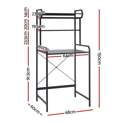 Artiss Bathroom Storage Shelf Over Washing Machine Toilet 3 Tier