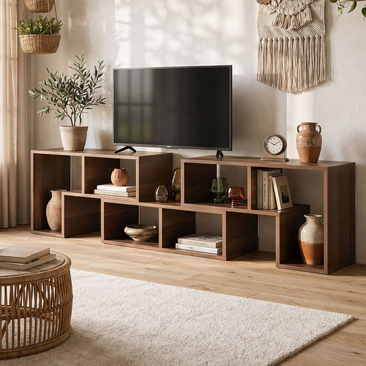 Artiss Modular TV Stand 3 Piece Entertainment Unit Adjustable Bookcase Shelf