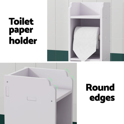 Artiss 2X Bathroom Cabinet Toilet Roll Holder 76cm