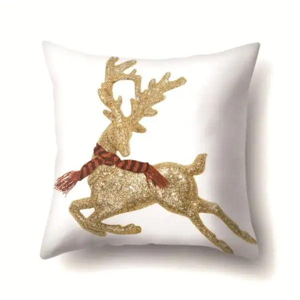Super Soft Plush Christmas Digital Print Sofa Pillowcase
