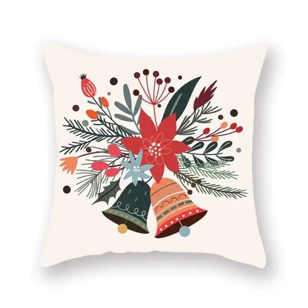 Super Soft Plush Christmas Digital Print Sofa Pillowcase