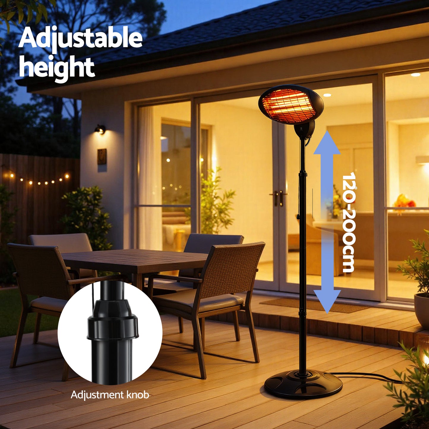 Devanti Electric Patio Heater 2000W