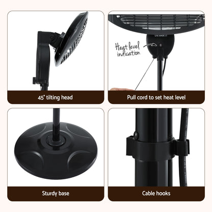 Devanti Electric Patio Heater 2000W