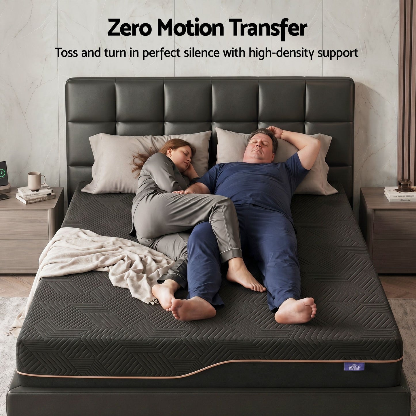 Giselle Double Cooling Memory Foam Mattress Medium Firm with Gel Comfort 30cm