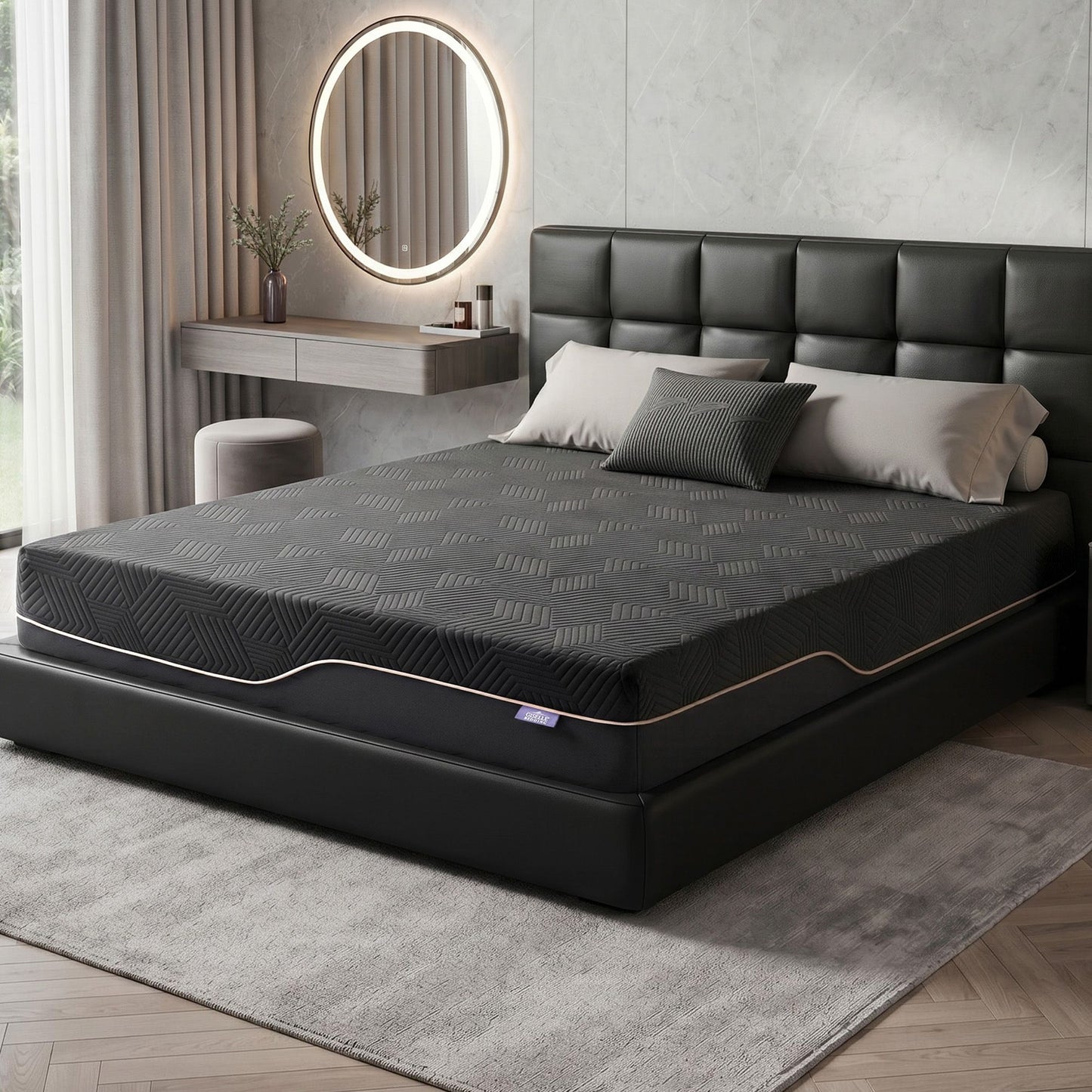 Giselle Queen Cooling Memory Foam Mattress Medium Firm with Gel Comfort 30cm