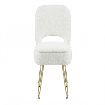 Artiss Storage Ottoman Vanity Stool Foot Stool Folding Back White