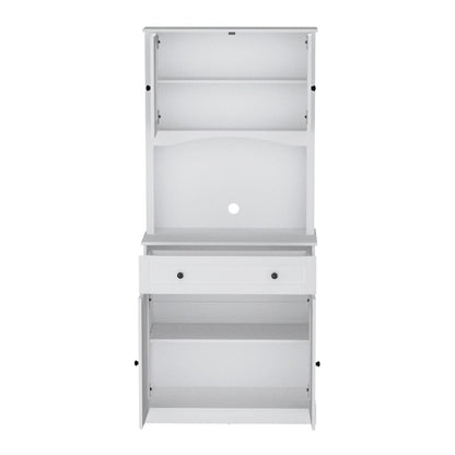 Artiss Buffet Sideboard Hutch Cabinet - BEINI White