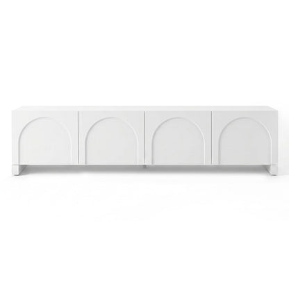 Artiss TV Unit Entertainment Unit Storage Cabinet Adjustable Shelf 180cm White
