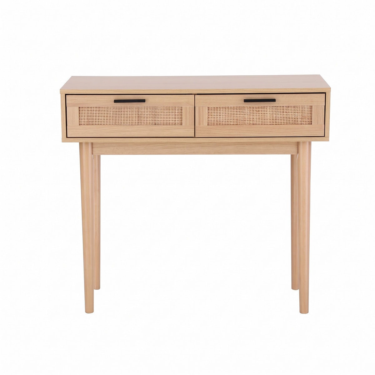 Artiss Console Table 2 Rattan Drawers