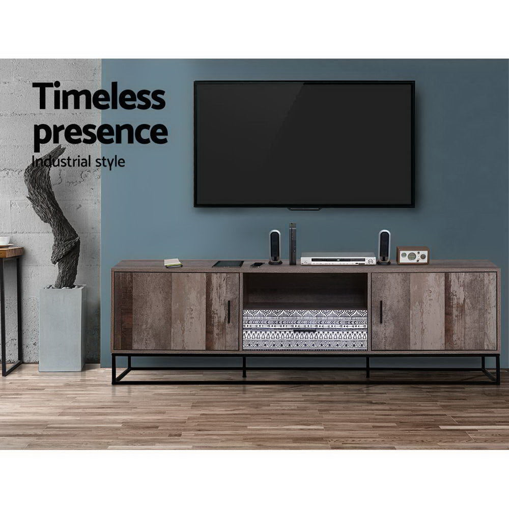 Artiss TV Cabinet Entertainment Unit 180cm Industrial - Dhanus Decor
