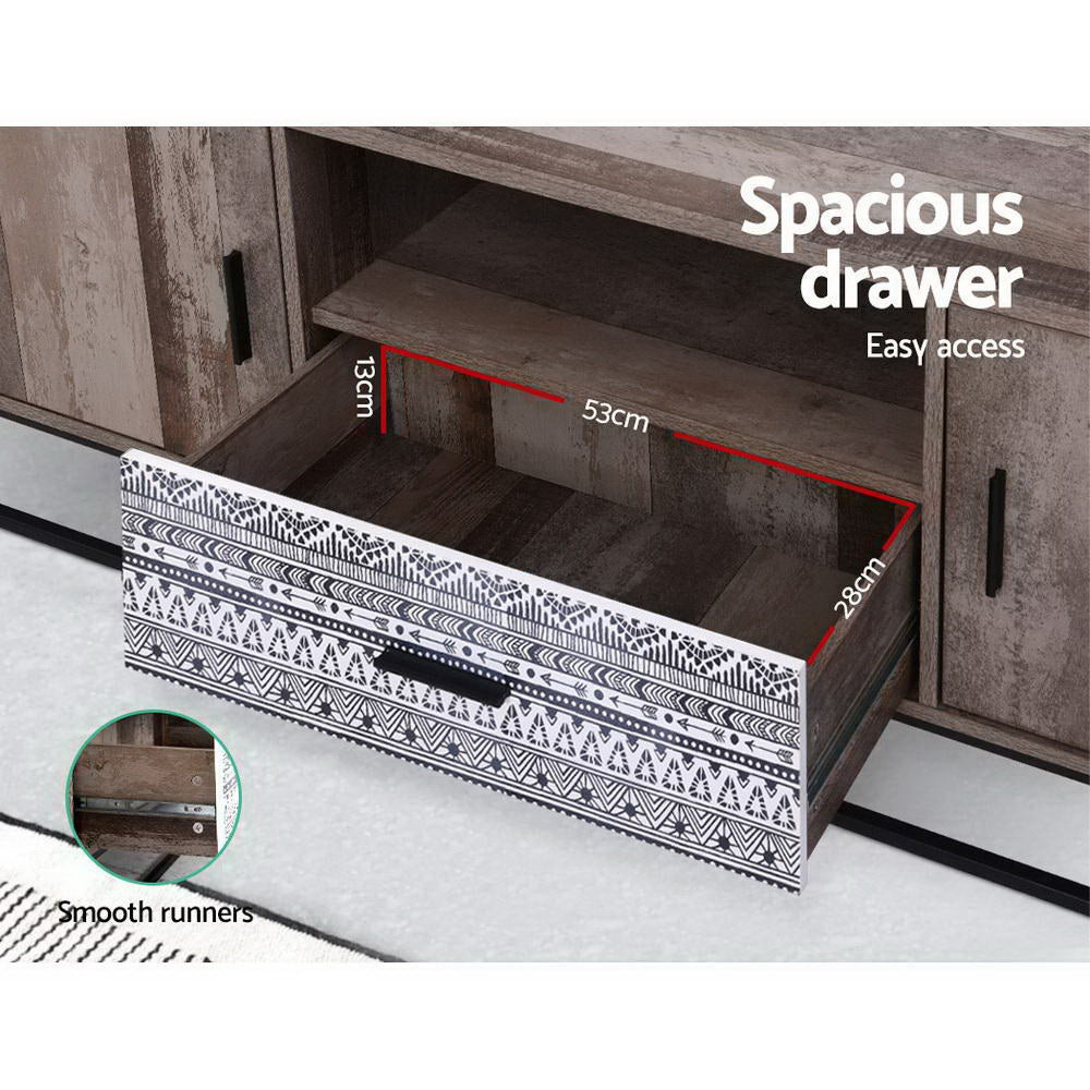 Artiss TV Cabinet Entertainment Unit 180cm Industrial - Dhanus Decor