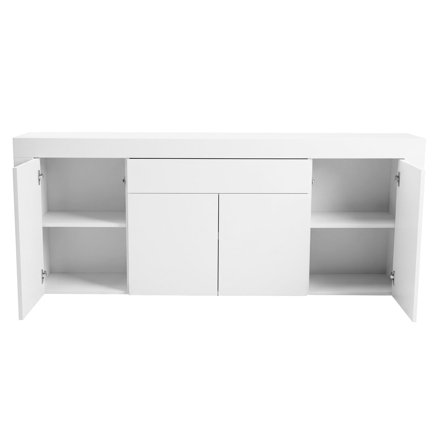 Artiss Buffet Sideboard Cabinet 180cm Cupboard Pantry Storage Drawer White DANA