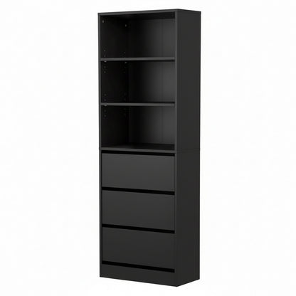 Artiss 3 Chest of Drawers Tallboy Cabinet Black
