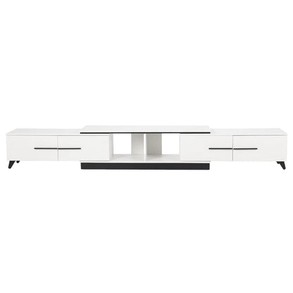 Artiss Extendable TV Cabinet Entertainment Unit Stand White