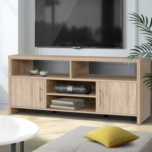 Artiss TV Cabinet Entertainment Unit 140cm Oak Ken - Dhanus Decor