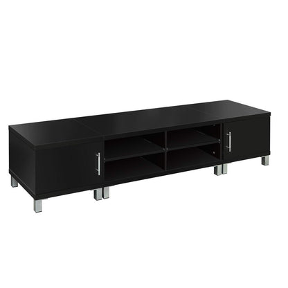 Artiss TV Cabinet Entertainment Unit 190cm Black Danson - Dhanus Decor