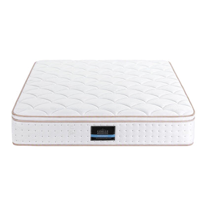 Giselle 30cm Queen Spring Mattress Tencel Cover 5-Zone Firm Back Support