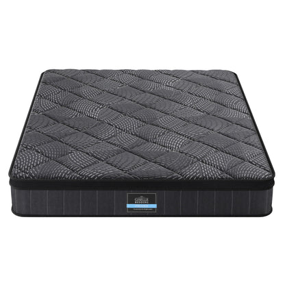 Giselle Bedding Queen Mattress 25cm Pocket Spring Latex Euro Top Medium Firm Bed