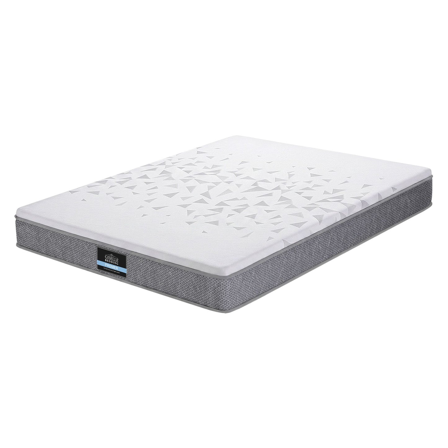 Giselle Bedding Double Mattress 23cm Pocket Spring Mattress with Adjustable Firmness Reversible Foam Layer for Medium Firm & Firm Support Motion Isolation Bedroom Bed