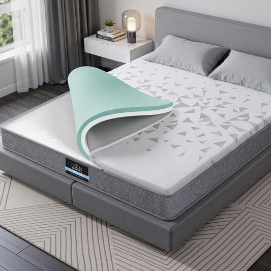 Giselle Bedding King Mattress 23cm Pocket Spring Mattress with Adjustable Firmness Reversible Foam Layer for Medium Firm & Firm Support Motion Isolation Bedroom Bed
