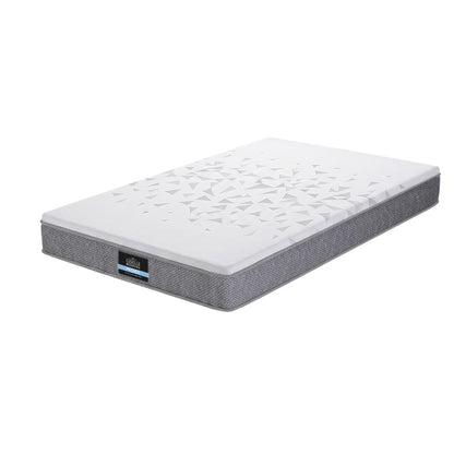 Giselle Bedding Single Mattress 23cm Pocket Spring Mattress with Adjustable Firmness Reversible Foam Layer for Medium Firm & Firm Support Motion Isolation Bedroom Bed