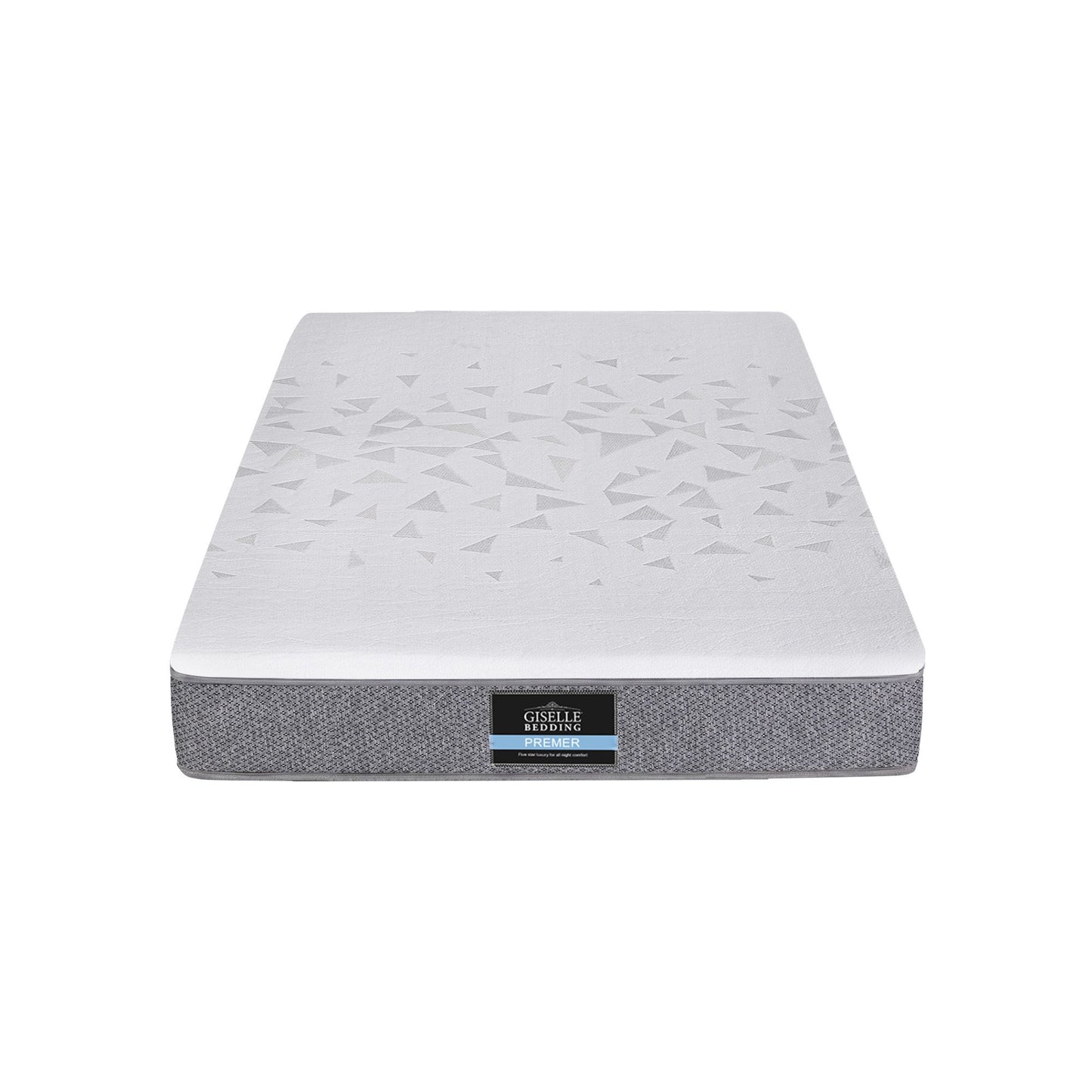 Giselle Bedding Single Mattress 23cm Pocket Spring Mattress with Adjustable Firmness Reversible Foam Layer for Medium Firm & Firm Support Motion Isolation Bedroom Bed