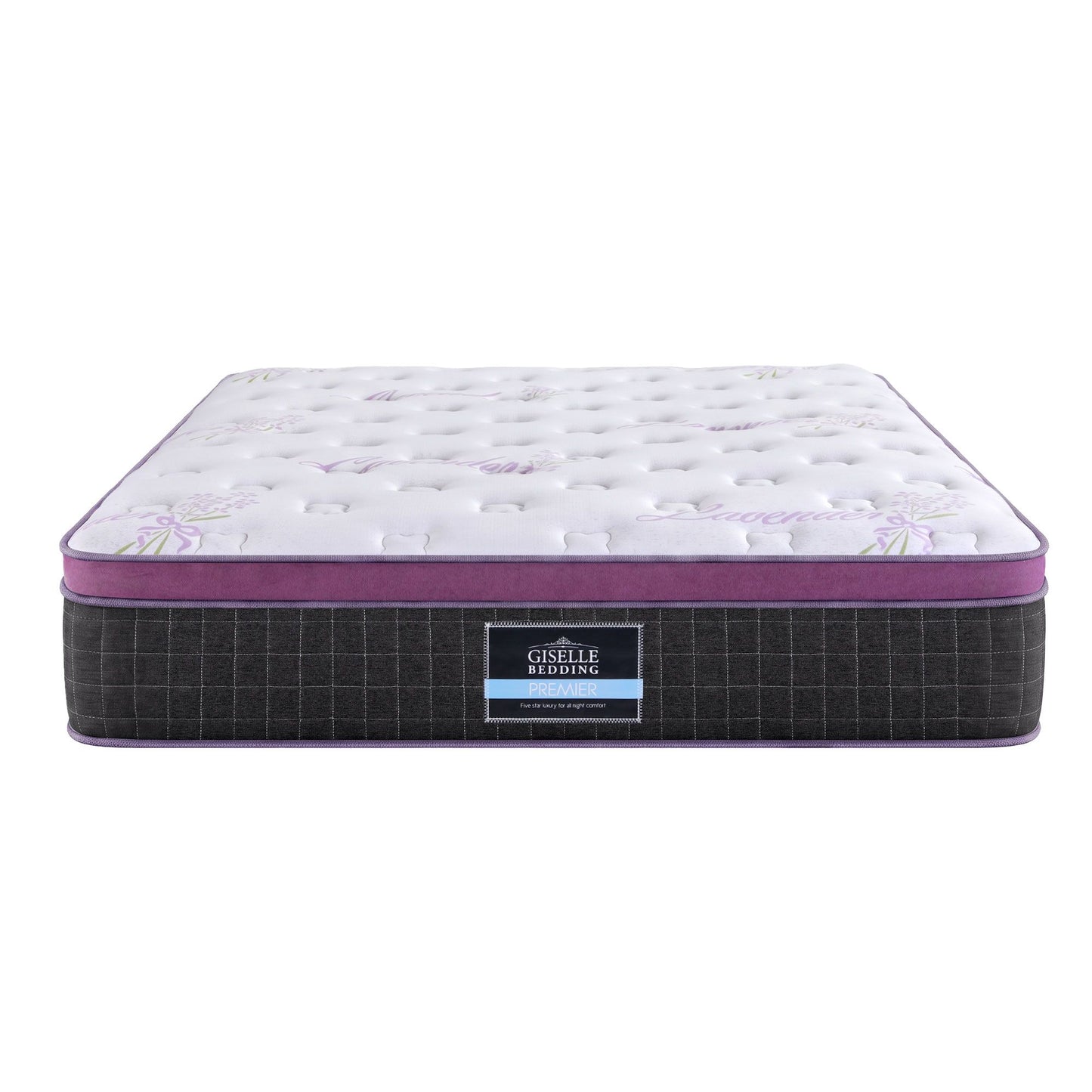 Giselle King Euro Top Mattress Firm Pocket Spring Edge Support