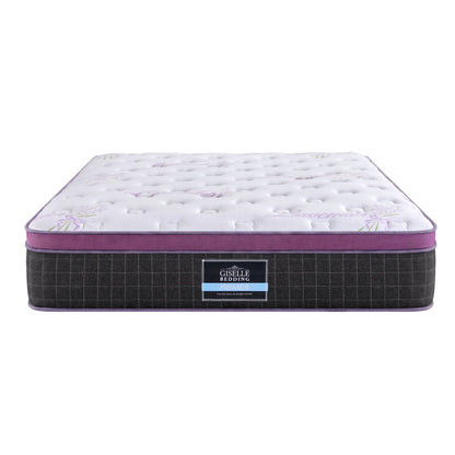 Giselle King Euro Top Mattress Firm Pocket Spring Edge Support