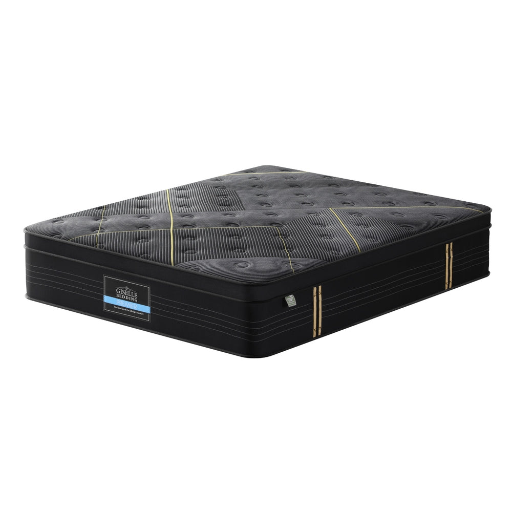35cm Giselle Mattress Queen Bed Bamboo Pocket Firm Foam