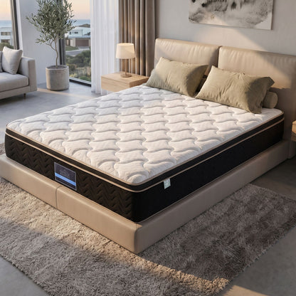 Giselle 35cm Double Mattress Firm with Copper Memory Foam and Edge Support