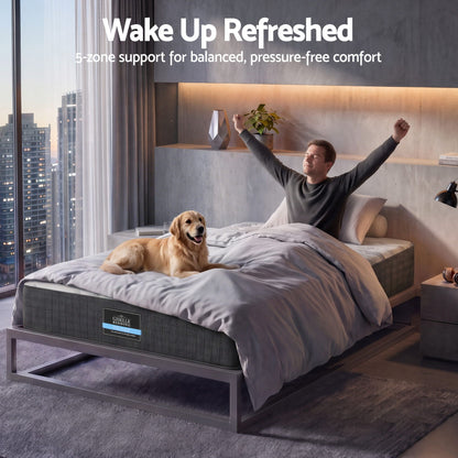 Giselle 30cm King Single Mattress with Edge Support and 5-Zone Comfort