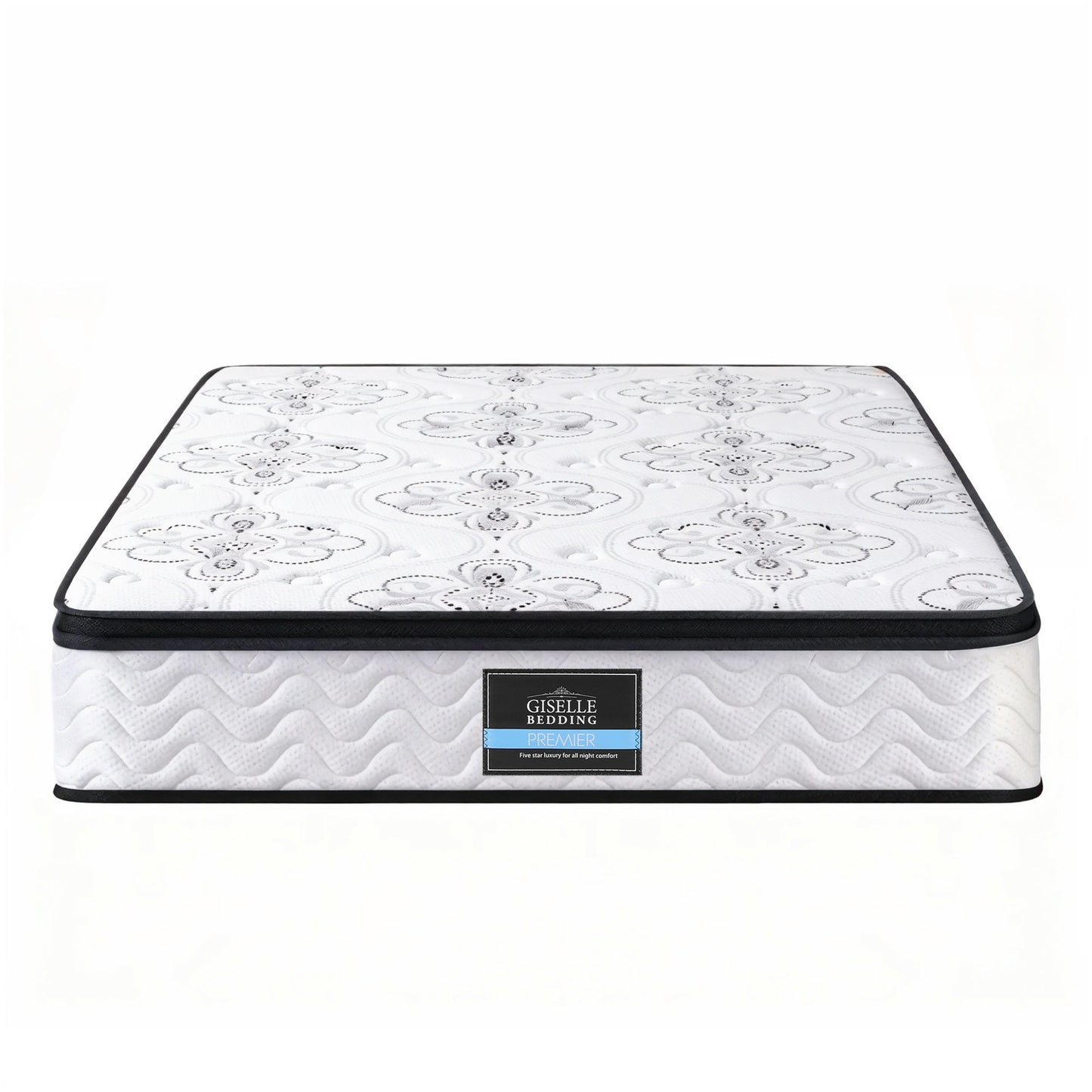 Giselle Bedding King Mattress 30cm Pocket Spring Euro Top Medium Firm Foam